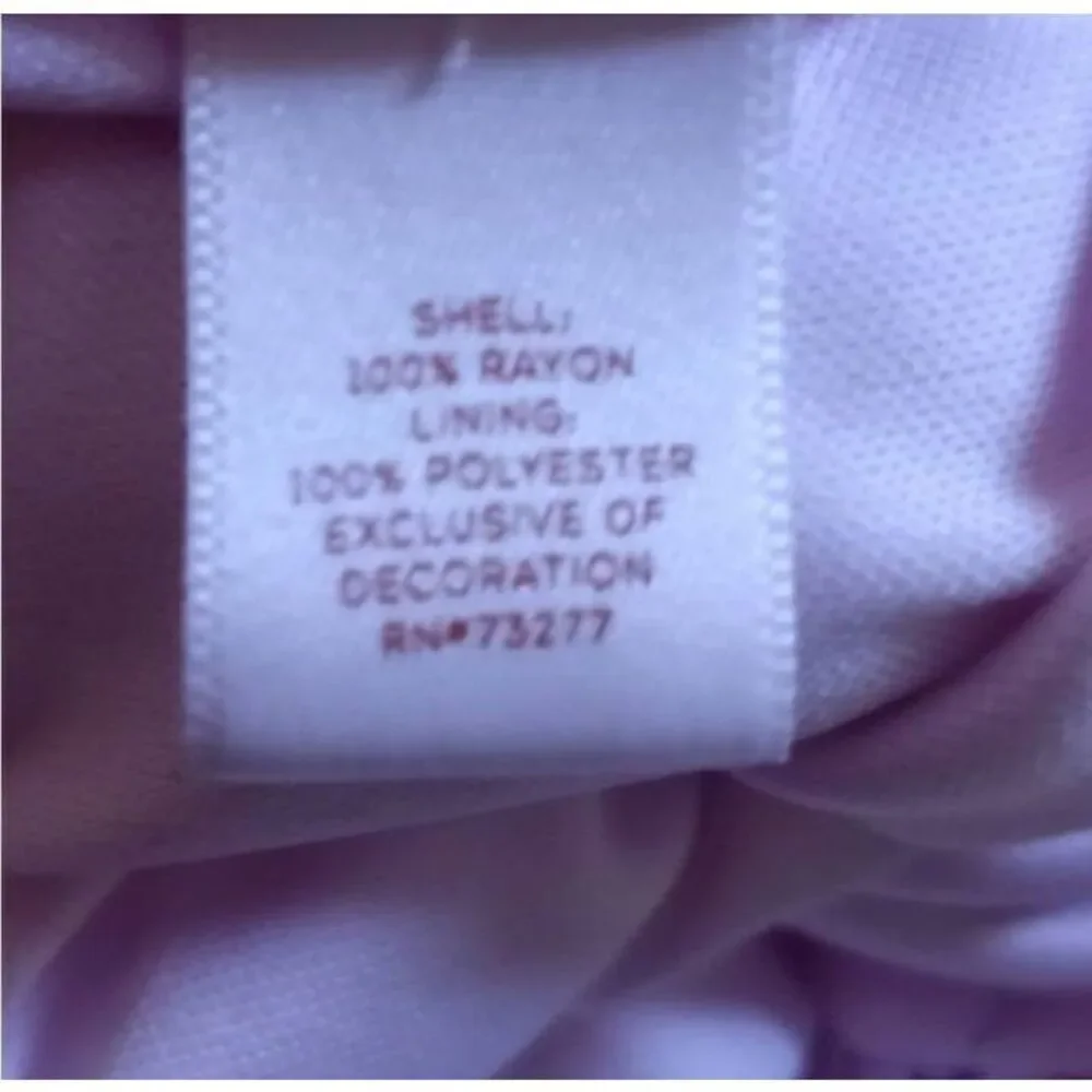 LC LAUREN CONRAD PINK, PURPLE, YELLOW FLORAL DRESS SZ.L/XL EUC. - Picture 6 of 7